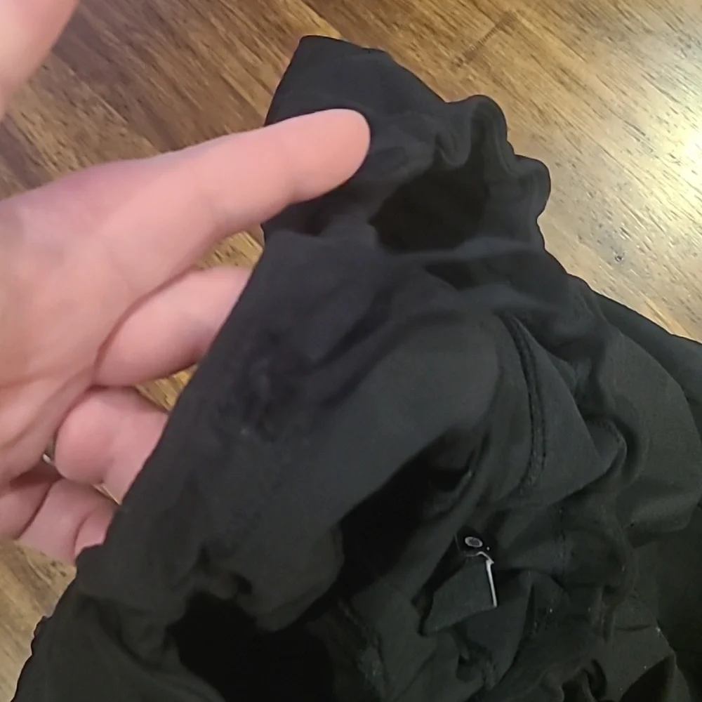 Athleta Trekkie North Jogger Ripstop Black Size 6 Cinch Waist - Picture 6 of 6
